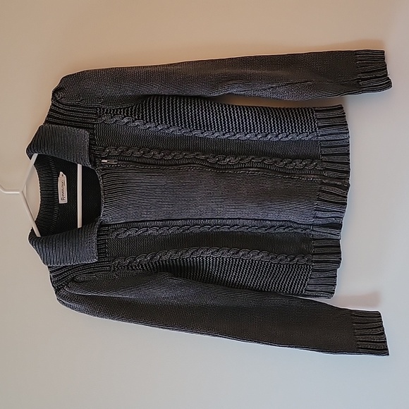 Revolution Medium Grey Zip-Up Sweater - Picture 1 of 5